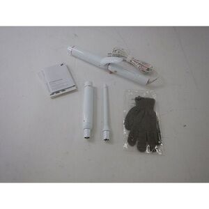 T3 Professional Ionic Interchangeable Curling Iron w/ 3 Barrels, White/RoseGold